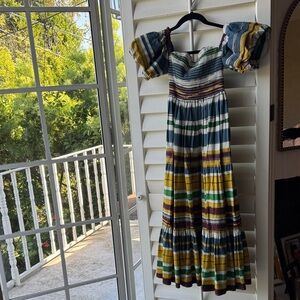 Autumn Adeigbo Multicolor Striped Dress